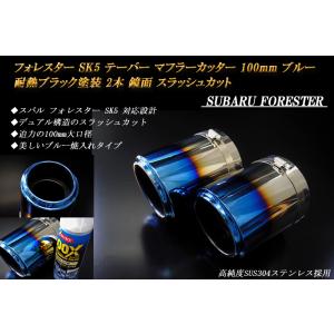 sjフォレスター 柿本改　エキゾーストフィニッシャー(マフラーカッター) 柿本改 柿本 エキゾーストフィニッシャー (1個) 100φ ステンレス