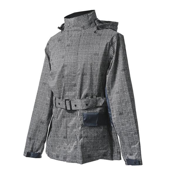 RIDEZ MICRO RAIN COAT バイク用 レインコート CHECK MCR05(S〜4L...