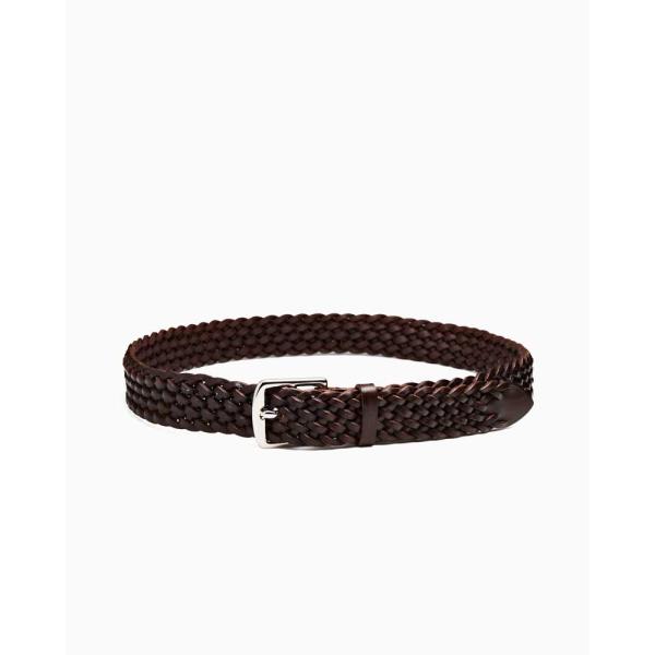BEORMA / べオーマ　P0058 BASKET WEAVE PLAITED BELT DARK...