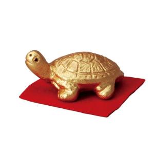 置物 カメ 亀 石 庭 ガーデニング 手彫り 縁起物 雑貨 小型 ギフト 御