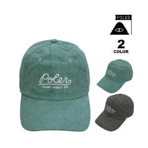 SALE ポーラー キャップ 帽子 POLER CORD DAD HAT CAP コーデュロイ ローキャップ メンズ レディース ユニセックス 全2色｜rifflepage