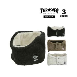 スラッシャー ネックウォーマー THRASHER GONZ SAD FLEECE OPEN NECK WARMER 前開き フリース メンズ レディース ユニセックス 全3色 (公式）の商品画像