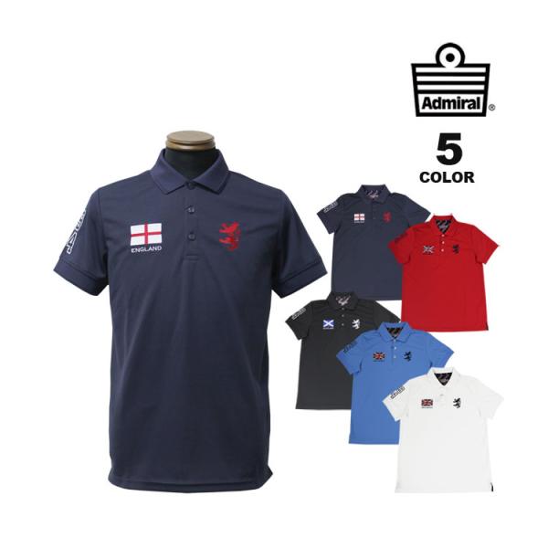 アドミラル ゴルフ ポロシャツ Admiral GOLF FLAG MESH POLO SHIRTS...