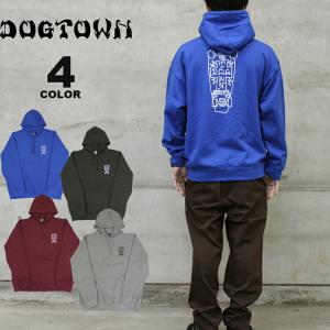 ドッグタウン プルオーバー パーカ DOGTOWN GONZ 2 HOODIE SWEAT PARKA スウェット パーカ メンズ レディース ユニセックス バックプリント 裏起毛 マークゴンザ｜rifflepage