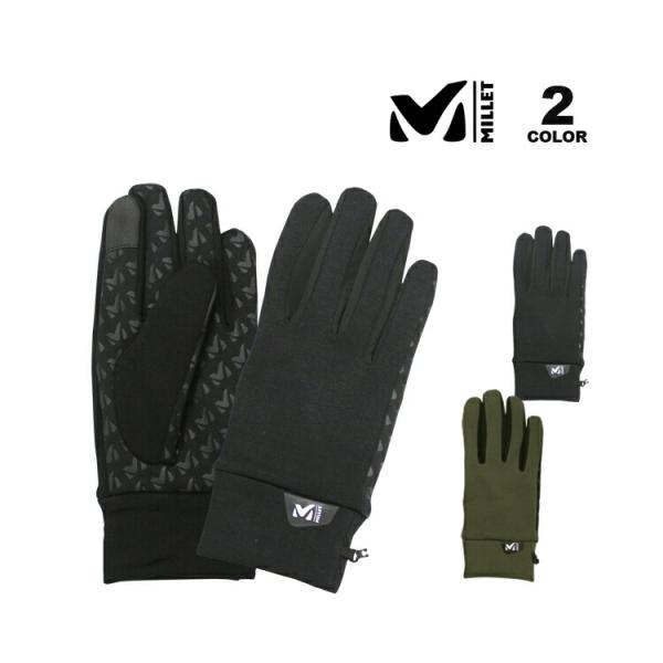 ミレー グローブ 手袋 MILLET WARM STRETCH TREK GLOVE 防寒 防風 保...