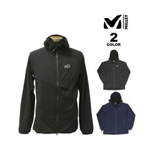 SALE ミレー ジップ パーカー MILLET DRY GRID HOODIE ドライ グリッド フーディ ジップアップ パーカ ハイブリッド構造 防寒 保温 軽量 速乾 吸汗 ストレッチ｜rifflepage