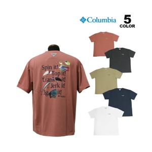 コロンビア Tシャツ  Columbia Burn Novel Graphic SS TEE T-SHIRTS  全5色 S-XL メンズ 半袖 オムニシェード UPF30 オムニウィック リラックスフィット｜rifflepage