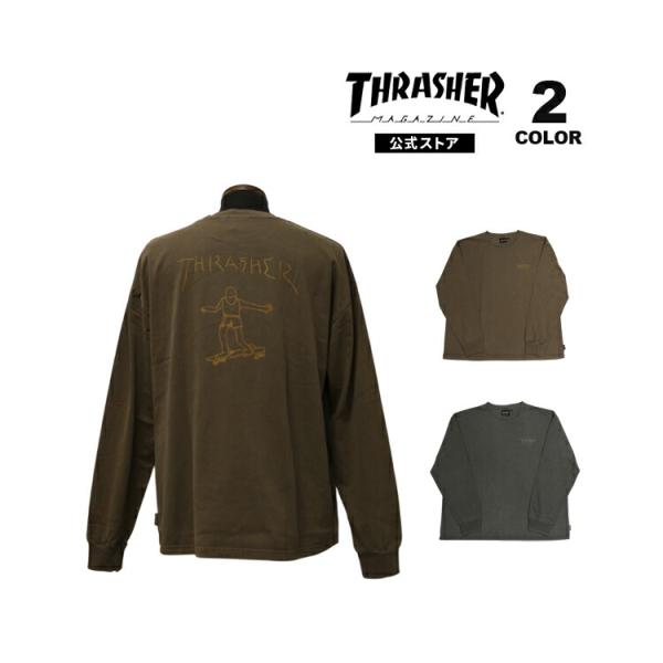 SALE スラッシャー Tシャツ ロンT THRASHER GONZ ART PIGMENT L/S...