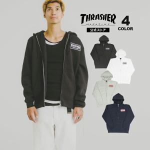 【SALE】アウトレット スラッシャー ジップ パーカー THRASHER CLASSIC WAPPEN ZIP HOODIE SWEAT PARKA スウェット スエット ジップ パーカ メンズ レディース｜rifflepage