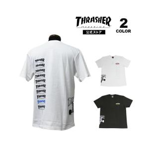 スラッシャー Tシャツ THRASHER Combination A S/S T-SHIRTS 半袖 TEE プリント メンズ レディース ユニセックス 全2色 M-XXL(公式）｜rifflepage