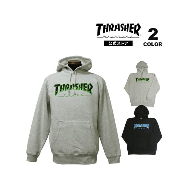 スラッシャー パーカー THRASHER BBQ-TOKYO HOODIE SWEAT PARKA ...