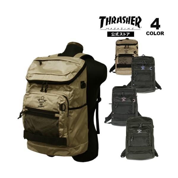 スラッシャー リュック バッグ THRASHER GONZ SAD BACK PACK 30L デイ...