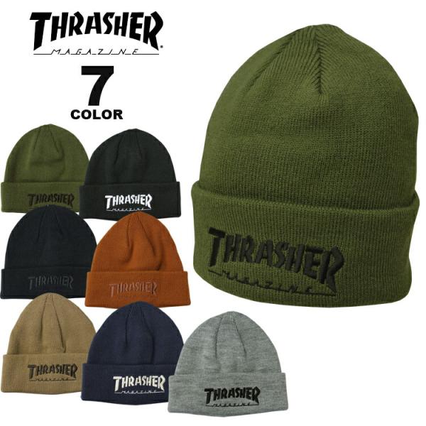 (公式） スラッシャー ビーニー ニット帽 THRASHER HOMETOWN KNIT BEANI...