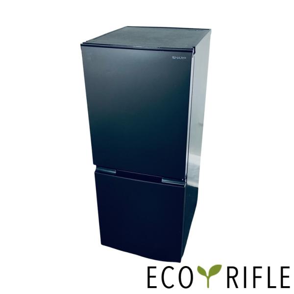 冷蔵庫 中古 シャープ SHARP SJ-D15J-H 2023年製 2ドア 152L ダークグレー...