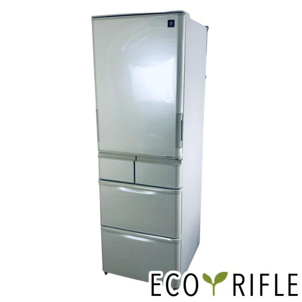 冷蔵庫 中古 シャープ SHARP SJ-W411E-N 2018年製 5ドア 412L シャンパン...