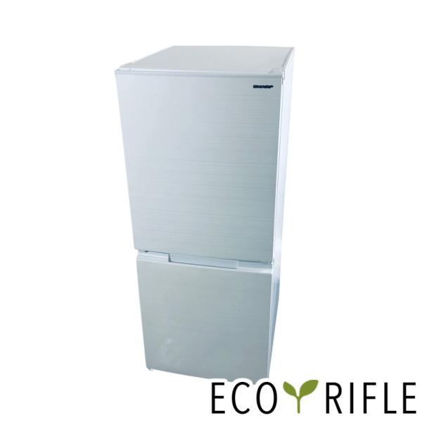 冷蔵庫 中古 シャープ SHARP SJ-D15G-W 2021年製 2ドア 152L ホワイト フ...