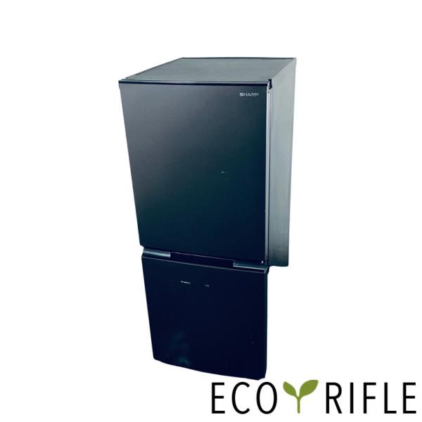 冷蔵庫 中古 シャープ SHARP SJ-D15J-H 2022年製 2ドア 152L グレー ファ...