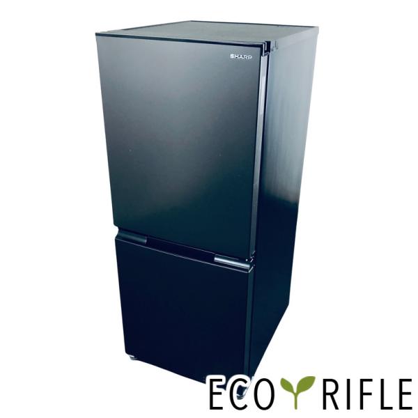 冷蔵庫 中古 シャープ SHARP SJ-D15H-H 2022年製 2ドア 152L グレー ファ...