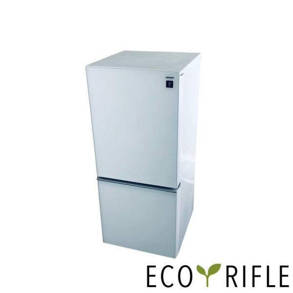 冷蔵庫 中古 シャープ SHARP SJ-GD14C-W 2017年製 2ドア 137L ホワイト ...