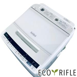【中古】 日立 HITACHI 洗濯機 一人暮らし 大きめ 2019年製 全自動洗濯機 7.0kg ホワイト BW-V70E