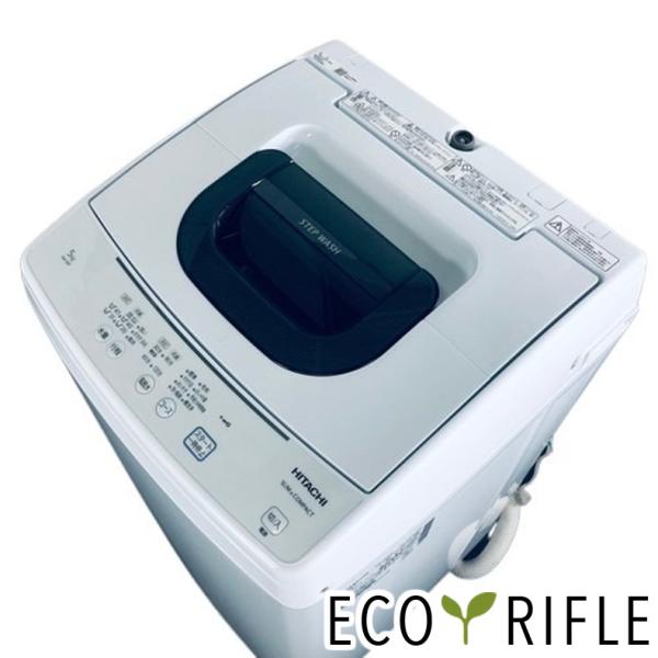 【中古】 日立 HITACHI 洗濯機 一人暮らし 2021年製 全自動洗濯機 5.0kg ホワイト...