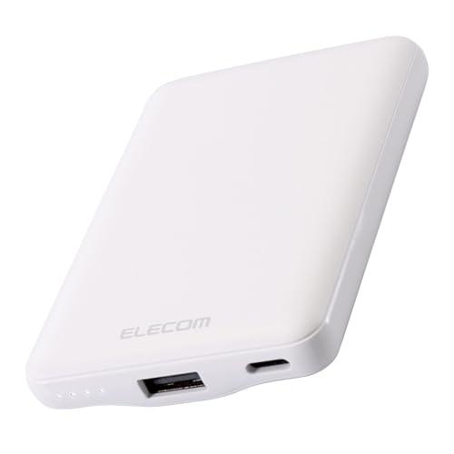 エレコム モバイルバッテリー 15W 5000mAh 軽量 小型 薄型 5V 3A Type-C U...