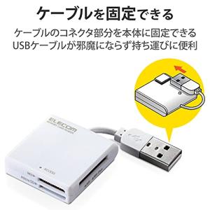 エレコム カードリーダー USB2.0 ケーブ...の詳細画像1