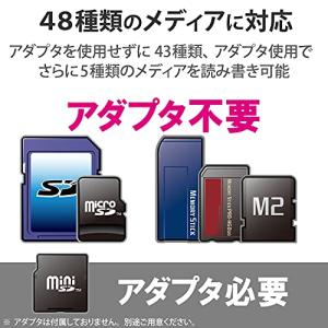 エレコム カードリーダー USB2.0 ケーブ...の詳細画像2