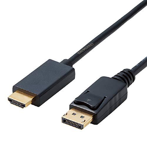エレコム 変換ケーブル HDMI DisplayPort 2.0m ブラック CAC-DPHDMI2...