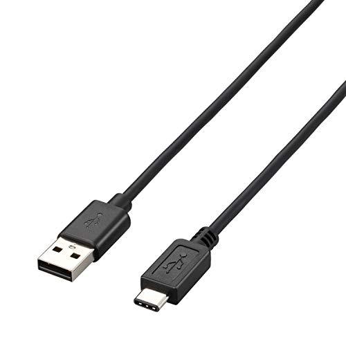 エレコム USBケーブル Type C (USB A to C) 2.0m USB2.0準拠 3A出...