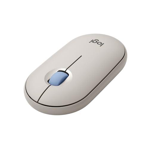 ロジクール ワイヤレスマウス PEBBLE MOUSE2 M350sGY 薄型 静音 Bluetoo...