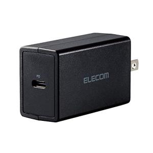 エレコム USB コンセント 充電器 USB PD準拠 30W Type-C×1 ブラック MPA-ACCP15BK｜riftencom