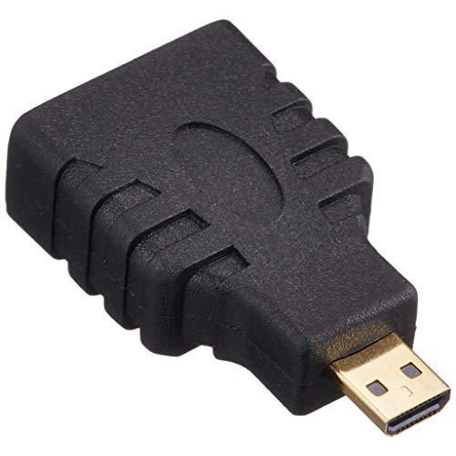 エレコム HDMI (メス) - micro HDMI (オス ) 変換アダプタ ブラック AD-H...