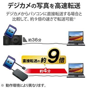 エレコム カードリーダー USB3.0 9倍速...の詳細画像3