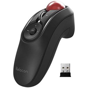 エレコム マウス ワイヤレス (レシーバー付属) トラックボール ハンディタイプ Relacon 静音 ブラック M-RT1DRBK｜リフテン.com