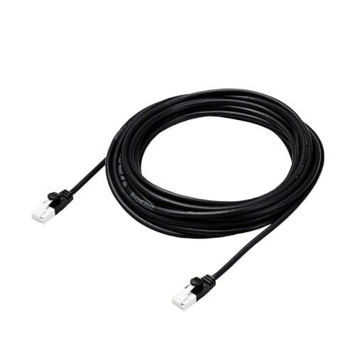 エレコム LANケーブル CAT6A 7m ツメが折れない 爪折れ防止コネクタ やわらか ブラック ...