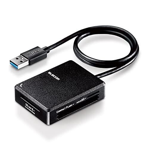 エレコム カードリーダー SD microSD MS CF 超高速タイプ USB3.0 ケーブル長5...