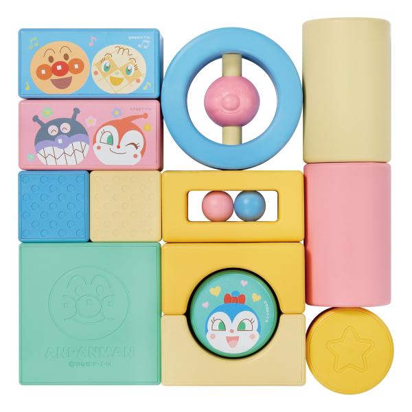 アガツマ(AGATSUMA) アンパンマン 自然の恵 お米からうまれたつみき はじめてセット