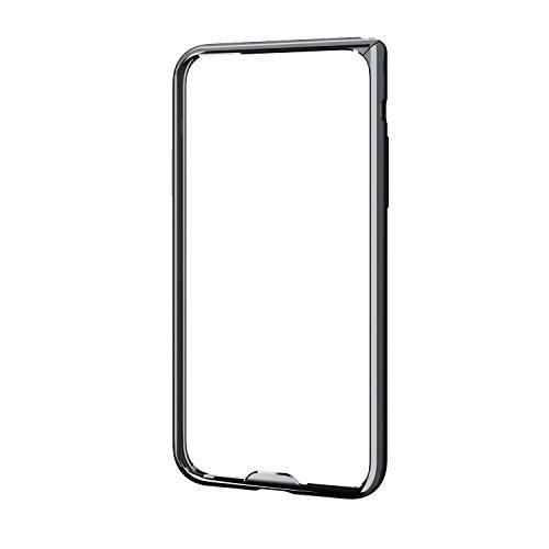 エレコム iPhone X ケース バンパー アルミ素材 スリム  ブラック PM-A17XALBU...