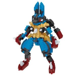カワダ(Kawada)ナノブロック ポケットモンスター メガルカリオ RS NBPM_R11 4.5×14×18ｃｍ 12才以上 インテリア ホ