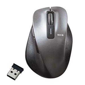 エレコム マウス ワイヤレス Mサイズ 5ボタン BlueLED 握りの極み ガンメタリック M-XGM10DBBK/EC｜リフテン.com