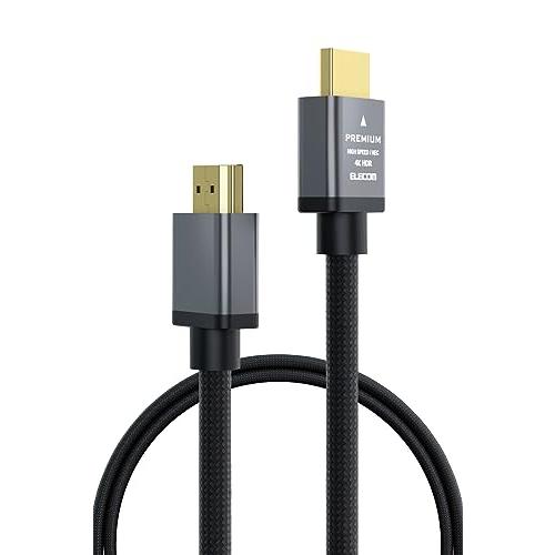 エレコム HDMI ケーブル プレミアム 曲げに強い ナイロンメッシュ 1m 4K・2K ECDH-...