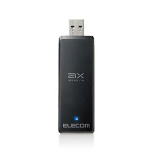 エレコム WiFi 無線LAN 子機 Ｗifi6 1201Mbps+574Mbps USB3.0 USB-A WDC-X1201DU3-B