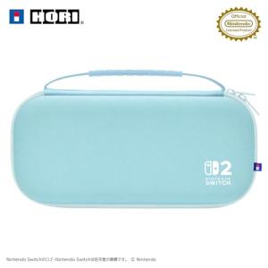 【任天堂ライセンス商品】スリムハードポーチ プラス for Nintendo Switch? 2 パステルブルー【Switch2専用】