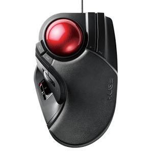 エレコム マウス 有線 トラックボール 大玉 8ボタン チルト機能 ブラック M-HT1URXBK｜リフテン.com