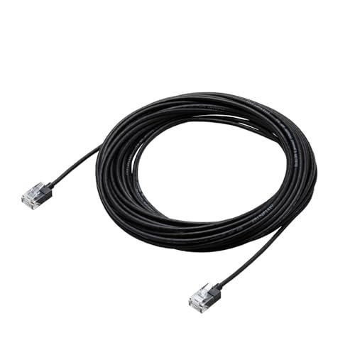エレコム LANケーブル CAT6A 10m スーパースリム ブラック ECLD-GPASSBK10