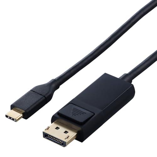 エレコム usb c 変換ケーブル 1m Type-C to DisplayPort 4K(3840...