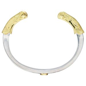 鷲見太郎イーグルフェイスバングルオパールSVカップSフェザー 鷲見太郎 BRACELET ブレスレット】イーグルフェイスバングル