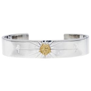ra-2288)Taro Washimi Sプレーンバングル12mm ターコイズ 鷲見