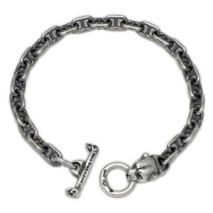 Gaboratory シルバーチェーンブレスレット 9インチ Gaboratory ガボラトリー/ガボール (GABORATORY)ハンドクラフト